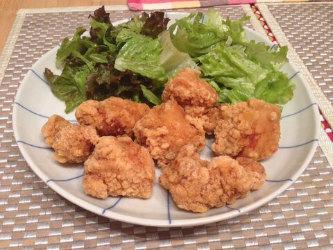 鶏胸肉でジューシー唐揚げ